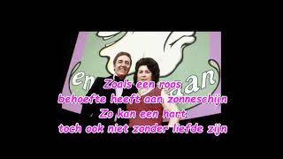 Johnny Hoes amp Mary Servaes  Je Bent Niemand Tot Iemand Van Je Houdt 1977 karaoke [upl. by Lyrehc]