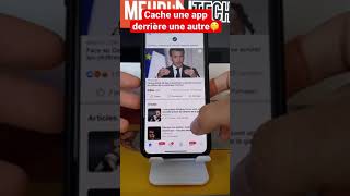 iPhoneCache une application derrière une autre [upl. by Raamal173]
