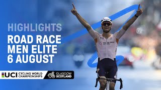 Men Elite Road Race Highlights  2023 UCI Cycling World Championships [upl. by Artimid]