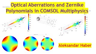 Optical aberrations and Zernike Coefficient Computations in COMSOL Multiphysics  Optics Tutorial [upl. by Eelrefinnej]