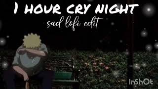 1 Hour Cry Night BrokenHeart Sad Lofi Songs🥀 Lofi Bliss Editz [upl. by Nathaniel850]