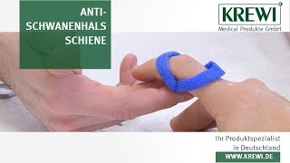 2 AntiSchwanenhalsSchiene Schwanenhalsring  Schwanenhalsdeformität  Ergotherapie [upl. by Ellimac]