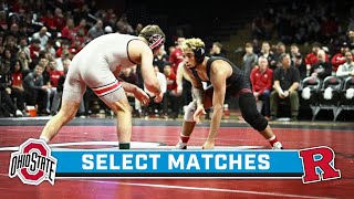 Select Matches Ohio State at Rutgers  Big Ten Wrestling  Feb 4 2024 [upl. by Tnahsarp60]