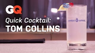 How to Make the Perfect Tom Collins – Quick Cocktail – America’s Bartender – GQ Magazine [upl. by Notsnarc194]