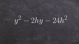 Factoring a trinomial with multiple variables when a 1 [upl. by Trevor]