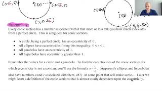 Eccentricity of Conic Sections pg 170 pt 3 [upl. by Barnebas]