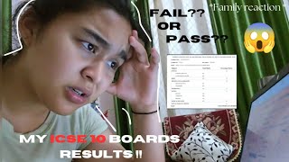 Reacting to my ICSE CLASS 10 Board Exam result Family Reaction trendingicseresult2024icse [upl. by Betz]