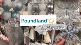 ❄️ CHRISTMAS IN POUNDLAND 🛍️ COME SHOP WITH ME  MORE CHRISTMAS STUFF LANDED  POUNDLAND CHRISTMAS [upl. by Onibag]