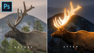 Glow Effect  Photoshop Tutorial  Glowing Effect [upl. by Esened]