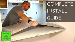 How to Install Sheet Laminate on a Countertop [upl. by Yonit]