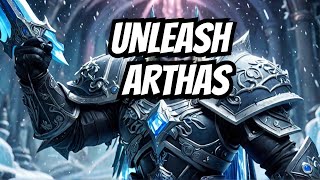 Arthas Frostmourne Build Freezing Enemies in Heroes of the Storm HotS [upl. by Afirahs]