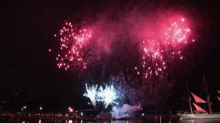 Oslo Opera opening ceremony fireworks in full HD [upl. by Enywtna]