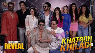 Khatron Ke Khiladi Season 14  Contestant Reveal  Abhishek Kumar Nimrit Sumona Niyati Shalin [upl. by Aehsa]