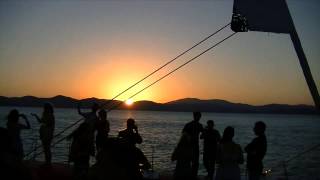 Whitsunday Islands Part 3  Sunset Cruise from Hamilton Island [upl. by Earahc859]