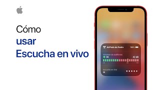 Cómo usar Escucha en vivo — Soporte técnico de Apple [upl. by Nyahs]