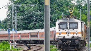 ACCELERATION KING WAP7  aggressively running towards Ambari Falakata with 15959 KAMRUP EXPRESS [upl. by Bazar]