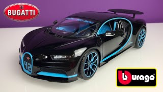 118 Bugatti Chiron 04000  Bburago Unboxing [upl. by Alisander]