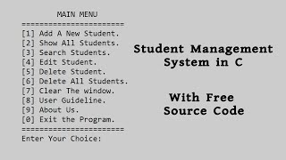 Book Management System In C With Source Code  Source Code amp Projects [upl. by Enellij479]