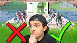 fortnite skin modeshow battle met 100 kijkers voor €100 [upl. by Otilia349]