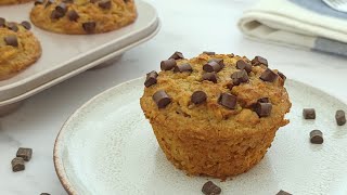 Healthy Banana Oatmeal Muffins Recipe  No Flour No Sugar [upl. by Clabo220]