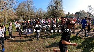 Belton House parkrun 291 April 29th 2023 fast [upl. by Aivatahs718]