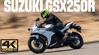 2018 Suzuki GSX250R Review  4K [upl. by Arol380]