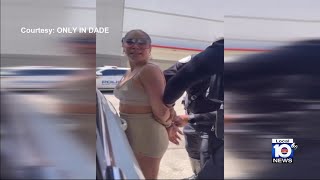 Singer’s arrest in Sunny Isles Beach caught on camera [upl. by Htidirrem6]