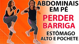 🔴 COMO PERDER A BARRIGA ESTÔMAGO ALTO E POCHETE COM ABDOMINAIS EM PÉ 🔥 Vídeo 886 [upl. by Aneekal]