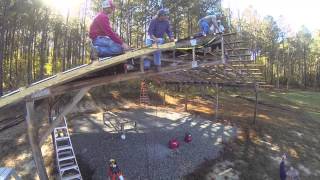 Roofing the Picnic Shelter [upl. by Ellac811]