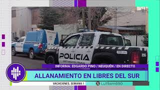 Neuquén allanamiento en Libres del Sur [upl. by Ignaz]