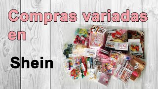 Haul compras shein manualidades Unboxing Shein Compras de manualidades y scrap en Shein [upl. by Isobel]