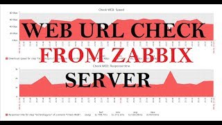 How To Check Web Site URL From Zabbix Server [upl. by Osbert]