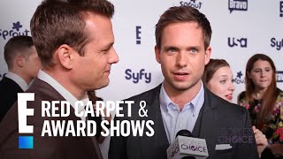 Gabriel Macht quotTheres sort of a Darvey thing goingquot  E Peoples Choice Awards [upl. by Orna]