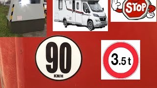 CAMPING CAR  POURQUOI AVEZ VOUS ETE FLASHE 90 KMH [upl. by Ramilahs]