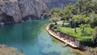 Lago Vouliagmeni  Riviera de Atenas  Grécia 🇬🇷🧿⚓✈️💙 quotVouliagmeni lake  Athens  Greecequot [upl. by Ydnih527]