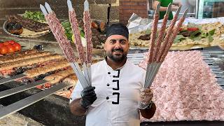 Most Famous Persian FOOD  Koobideh KEBAB and Joojeh kebab Saffron chicken kebab  IRAN Street Food [upl. by Brick]