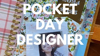 Day designer pocket planner set up [upl. by Adnirem]