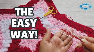 How To Weave In Ends Perfectly In Crochet [upl. by Ayhay]