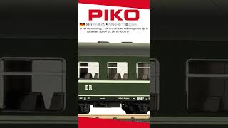 PIKO Neuheiten 2024 Der Personenzug V 100 RC mit zwei Rekowagen [upl. by Loyce]