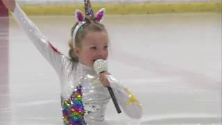 6 Year Old Unicorn on Ice Madison Rapkine 2019 La Jolla Open Championships [upl. by Bremer]