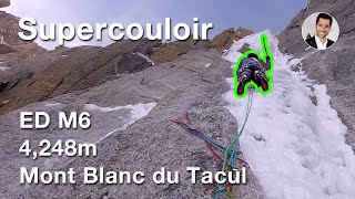 Grand Couloir MONT BLANC  Rolling Stones Couloir Wielki Kuluar [upl. by Charisse]