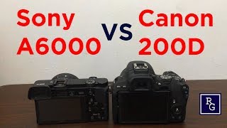 Perbandingan Foto dan Video Sony Alpha A6000 VS Canon EOS 200D [upl. by Einnal]