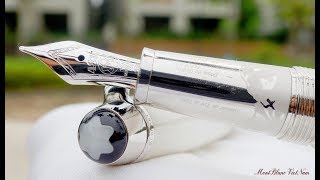 Montblanc Meisterstuck quotTribute to Mont Blancquot Classique Fountain Pen [upl. by Gnolb94]