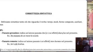 Svolgimento tema correttezza sintattica parte prima [upl. by Ettezil]