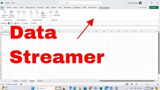 How to get the Data Streamer Add in For Microsoft Excel msexcel howto tutorial [upl. by Pietro589]