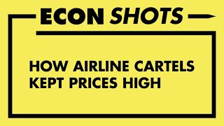 Econ Shots1 How Airline Cartels Kept Prices High [upl. by Olegna948]