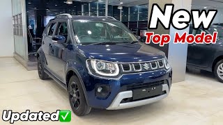 New IGNIS 2024 ALPHA TOP MODEL BLUE COLOUR ❤️ NEW MARUTI SUZUKI IGNIS 2024 ALPHA TOP MODEL Review [upl. by Hctud]