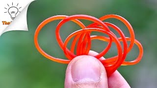 22 Ways to Use Rubber Band  Thaitrick [upl. by Noreh]