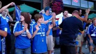 Chelsea Fans celebrated after friendly match in Seattle 2009718 [upl. by Flyn]