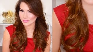 How To Easy Romantic Curls Hair Tutorial [upl. by Salisbury]